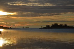 L'alba sulla Laguna del Mort